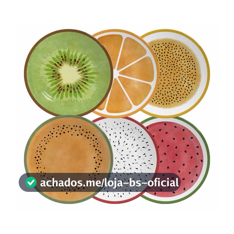 Pratos de Sobremesa Frutas (Alleanza) hj