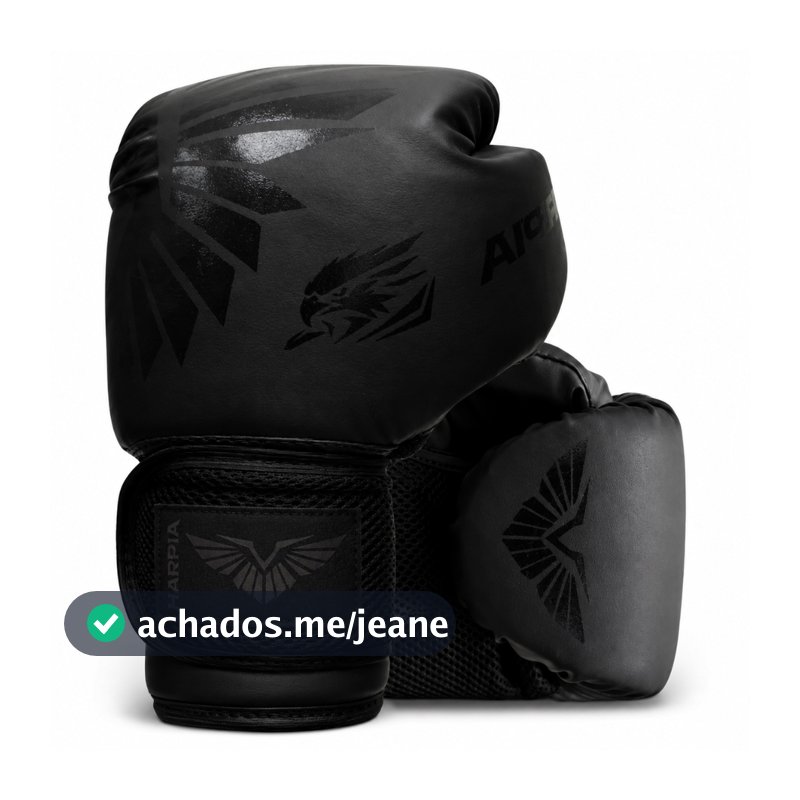 Luva De Boxe Treino Muay Thai Kickboxing HARPIA + Sacola de Brinde