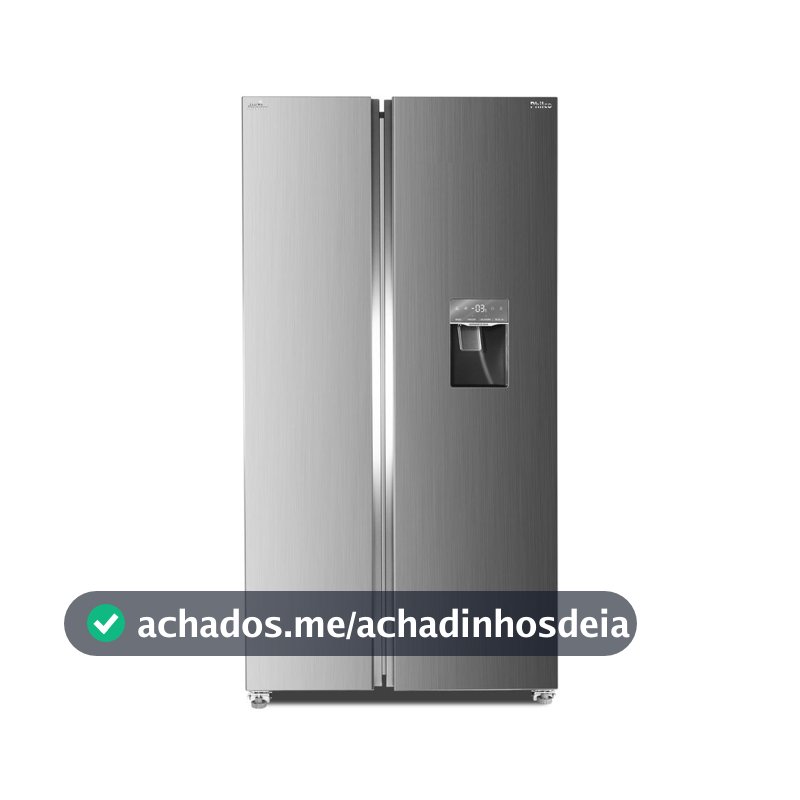 Geladeira Side By Side Philco Eco Inverter Prf535id Frost Free Smart Cooling Inox 434l Inox