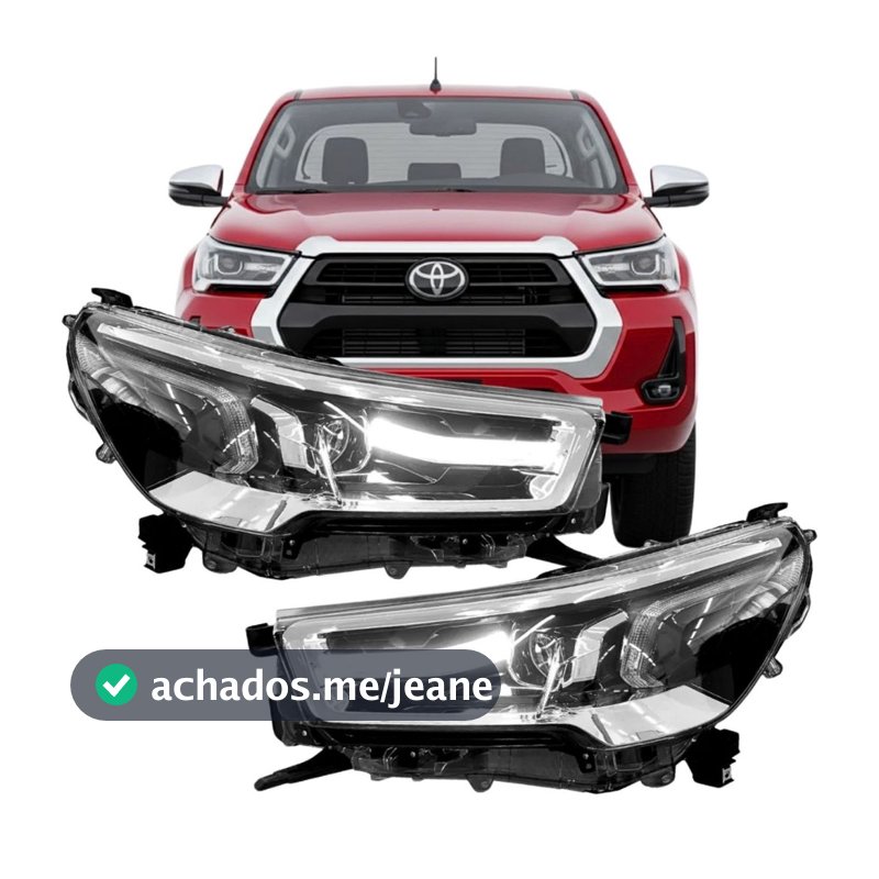 Farol Dianteiro Hilux SR SRV SRX Com Led 2021 A 2024