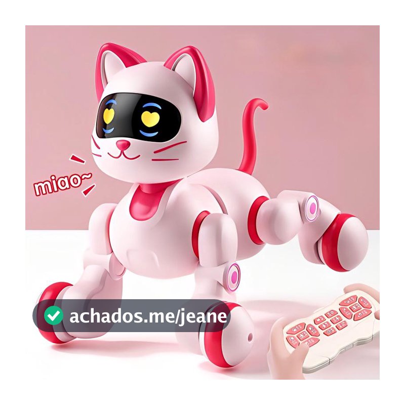 Castela LED Robot Cat Interativo RC Robotic Pet Com Controle De Gestos Sensores Inteligentes 360 Move Light Show Present