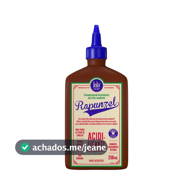 Acidificante Antiquebra Lola Cosmetics Rapunzel 250ml