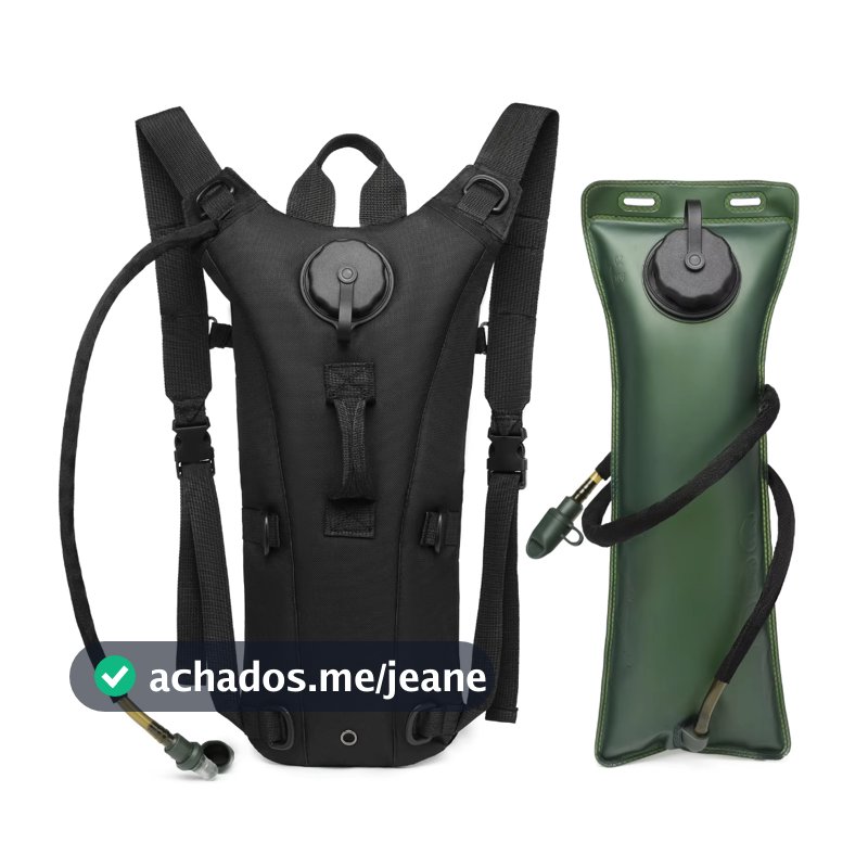 Mochila Hidratação Kms Trilha Bicicleta Térmica C/ Refil 3l