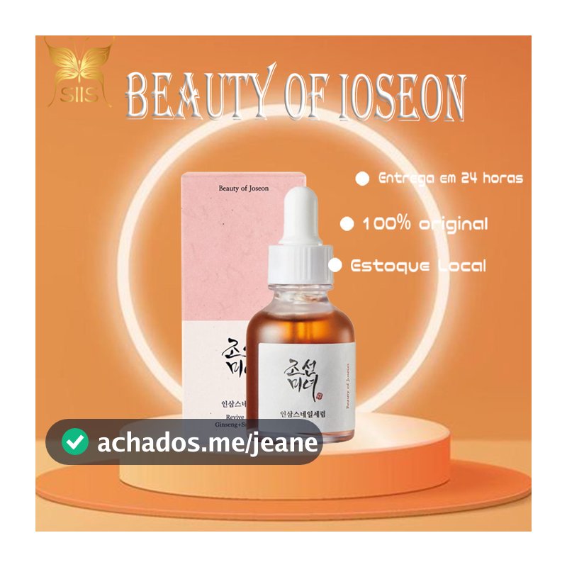 [Liquidação de Queima de Estoque] Beauty Of Joseon Revive Serum Ginseng + Snail Mucin  - 30ml nvio da Sao Paulo