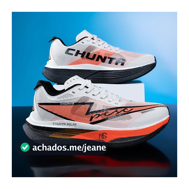 CHUNTA Racing Running Shoes Malha Respirável Absorção de Choque Unissex Treinamento Profissional Tênis