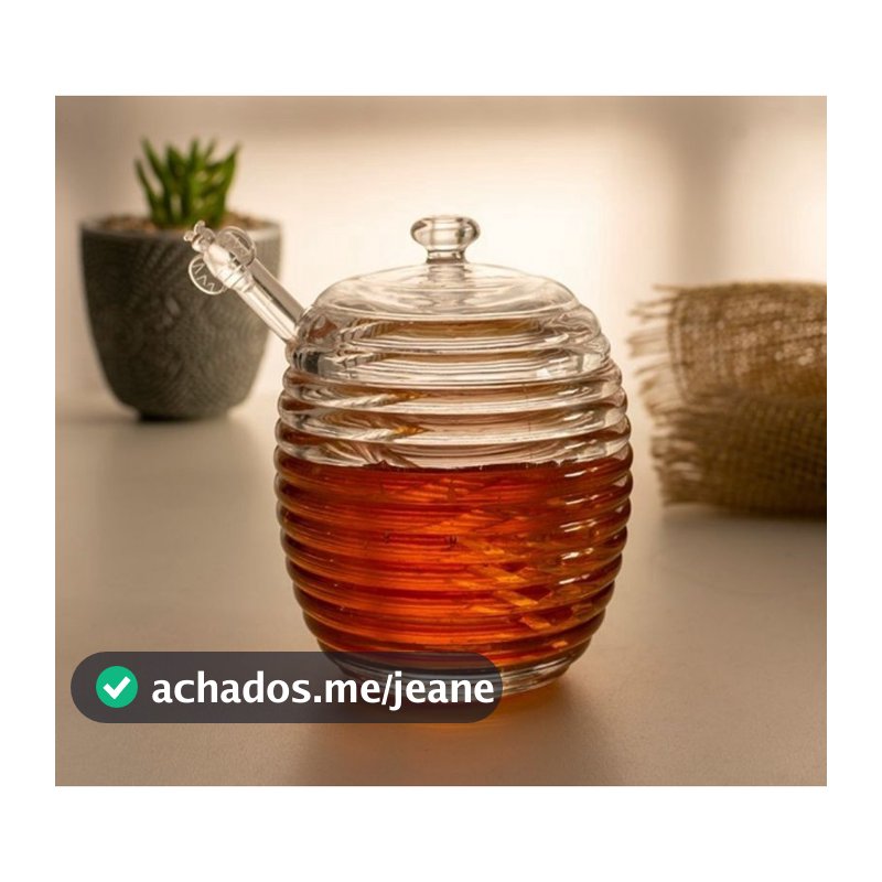 Meleira Colméia C/Pegador 210ml Cristal Lyor 7443
