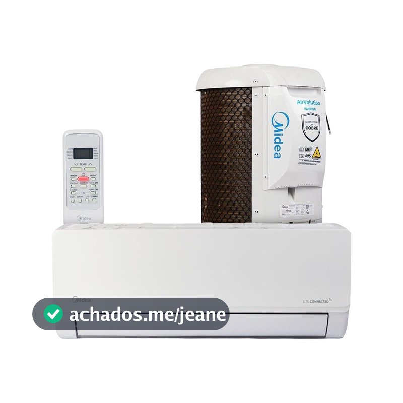Ar-Condicionado Split 12000 BTUs Inverter Lite Conectado Frio Midea