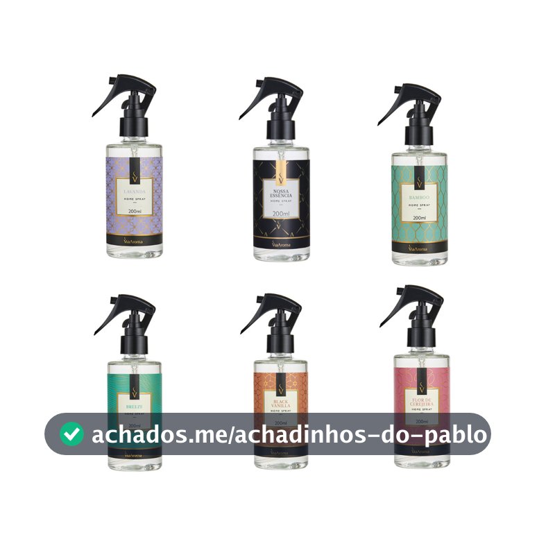 Home Spray Lavanda Via Aroma 200ml - Aromatizador de Ambientes