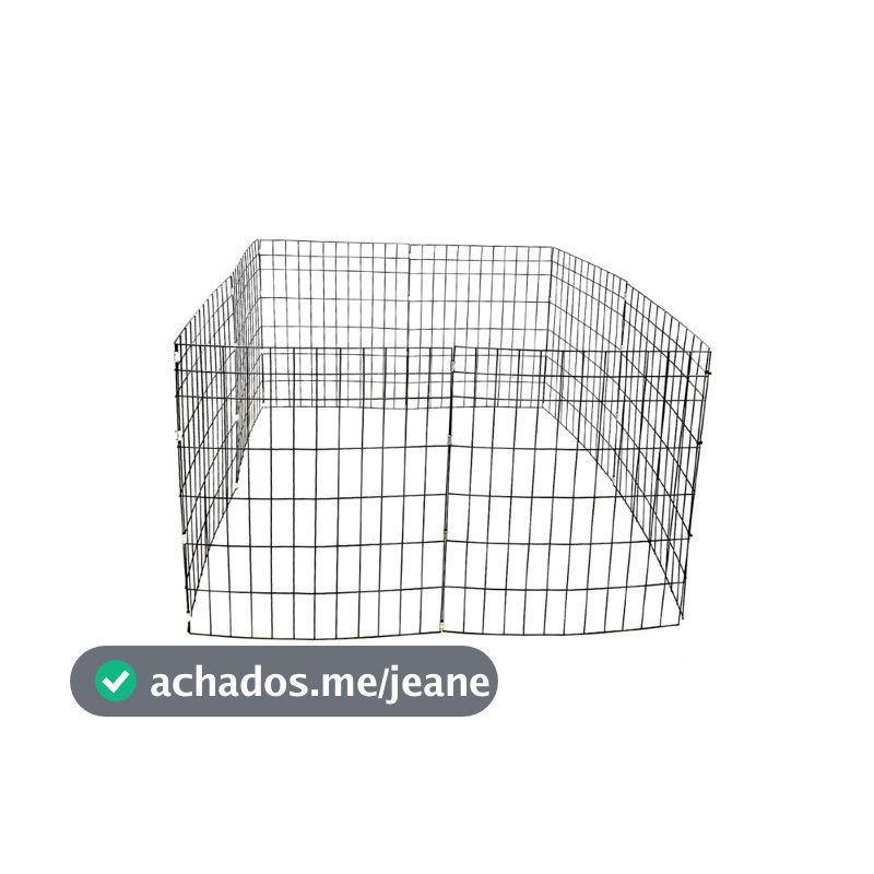 Cercado Para Cachorro de Pequeno e Medio Porte 100 cm x 100 cm x 60 cm