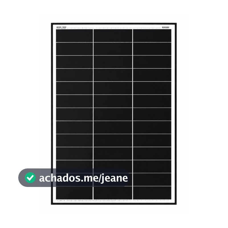 Placa Solar 100w Monocristalino Inmetro