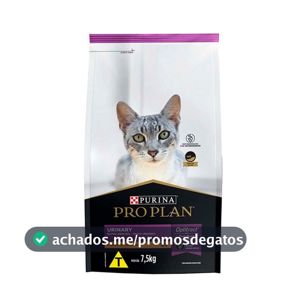 Ração Nestlé Purina Pro Plan Urinary - Trato Urinário para Gatos - 7,5kg