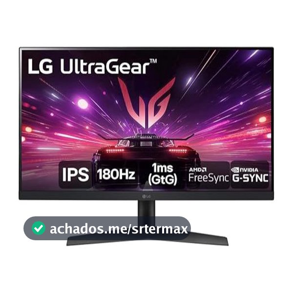 Monitor Gamer LG UltraGear 24” IPS 180Hz 24GS60F-B