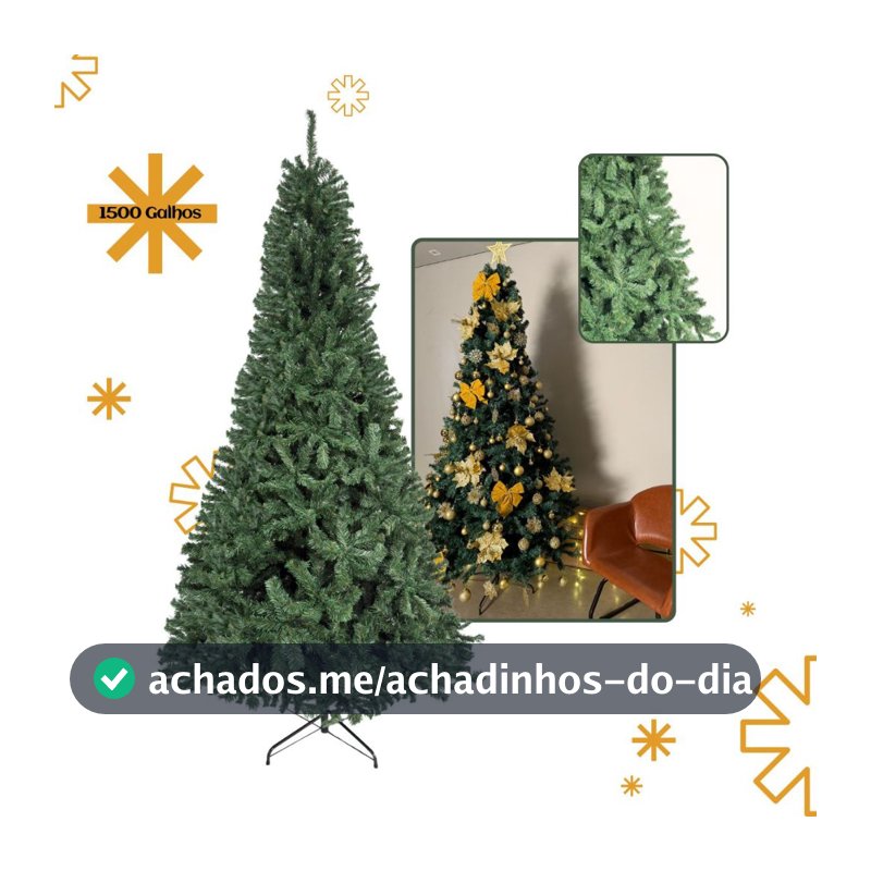 Arvore De Natal Pinheiro 1,5m 1,8m 2,1m 2,4m Tamanho até 1500 Galhos Tradicional Decoração LuvinCo