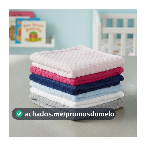 Coberta Pipoquinha Macia 1,00x0,80