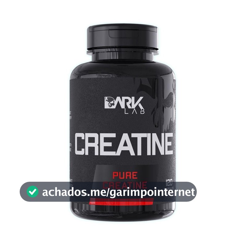 Creatina Monohidratada 100% Pura 120 Cápsulas Dark Lab - Creatina Pura em Cápsula