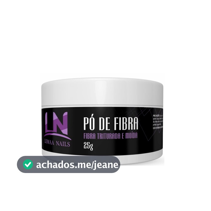 Pó De Fibra Lemaa 25 g Engrossar Gel Alongamento Unhas