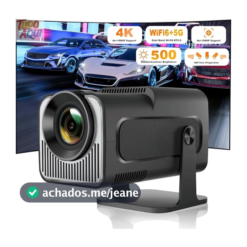 Atualizado Projetor Smart HY320/HY300 Android Full HD 1920x1080 Bluetooth Wi-fi