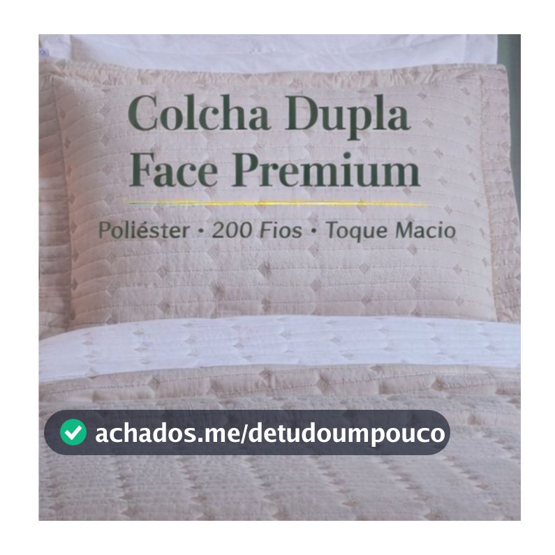 Colcha Cama Casal Queen Solteiro King 200 fios Decor