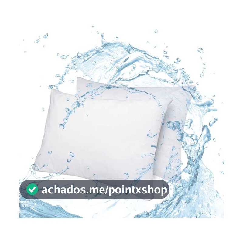 Kit Com 6 Fronhas Impermeável Anti - Ácaro Com Zíper - Capa de Travesseiro 70cm x 5cm