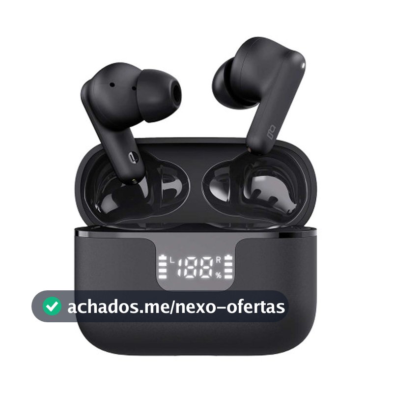 Fone de Ouvido Tws com Anc e Enc Harmonywave Geonav Pt Aer15bk