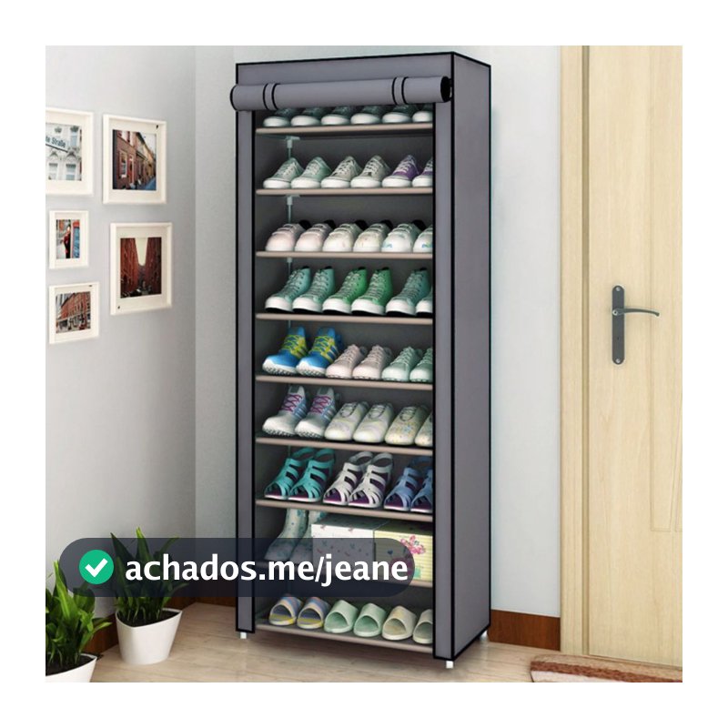 Sapateira para calçados 9 andar para 27 pares de sapatos organizador desmontável