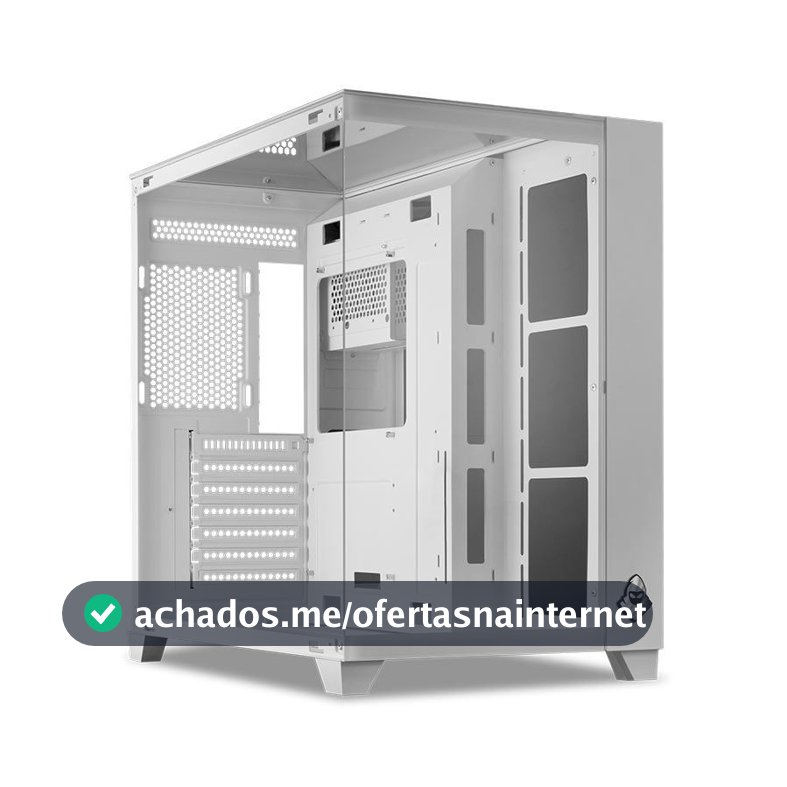 Gabinete Gamer Mancer CV550, Mid-Tower, Lateral de Vidro, Branco, MCR-CV550-WH