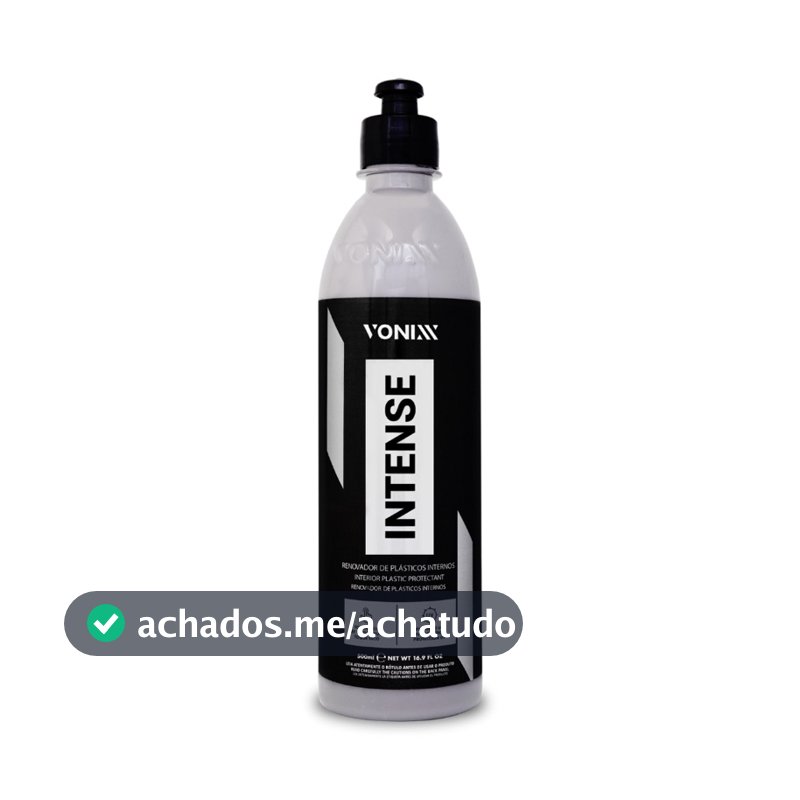Vonixx Intense Revitalizador Renovador De Plásticos Proteção Uv 6meses Intense Vonixx