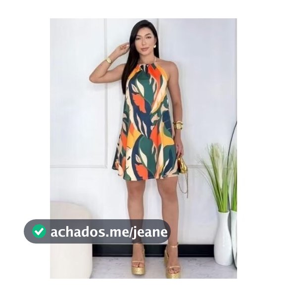 Vestido estilo casual e praia.