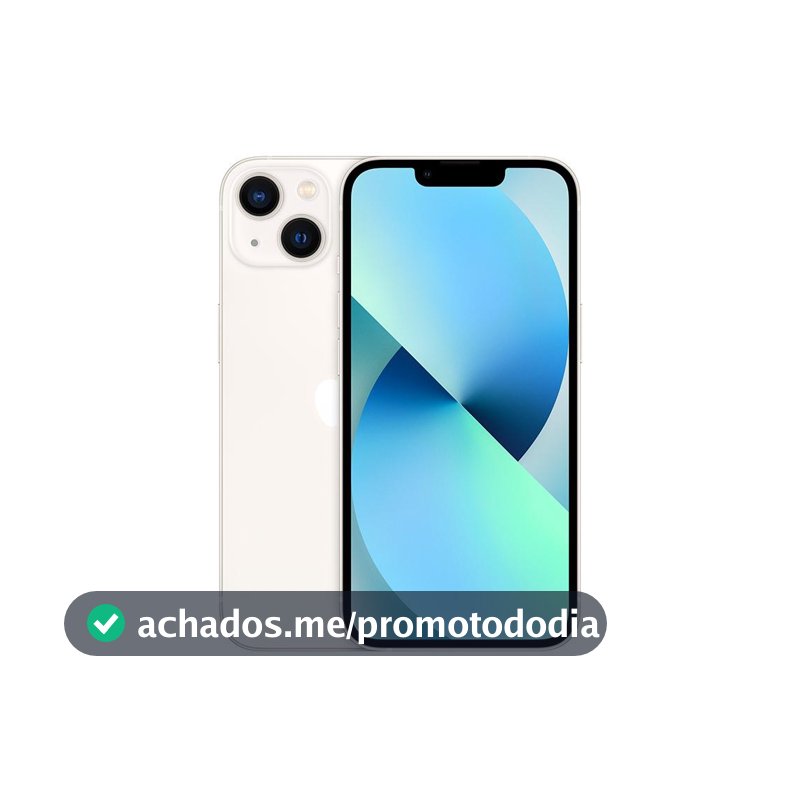 Usado: iPhone 13 128GB Estelar Bom - bateria 70% - Trocafy - Apple
