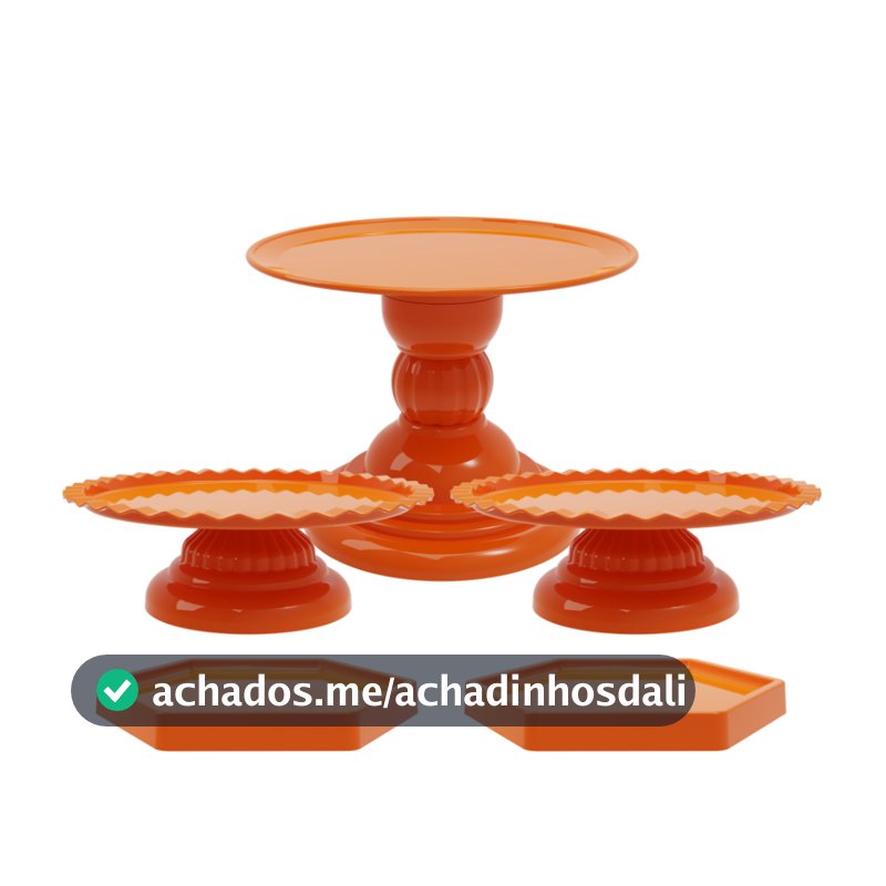 Kit Boleira 5 Peças Mesa Doces Eventos Decorações