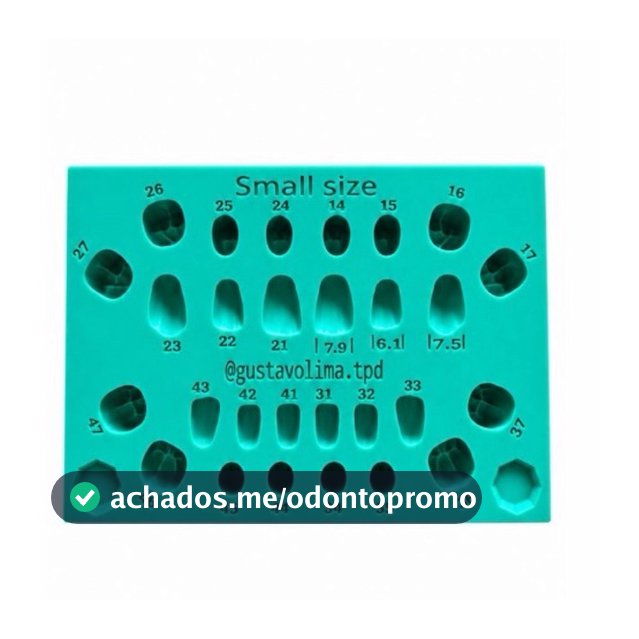 Matriz para provisórios odontológicos TAMANHO PEQUENO