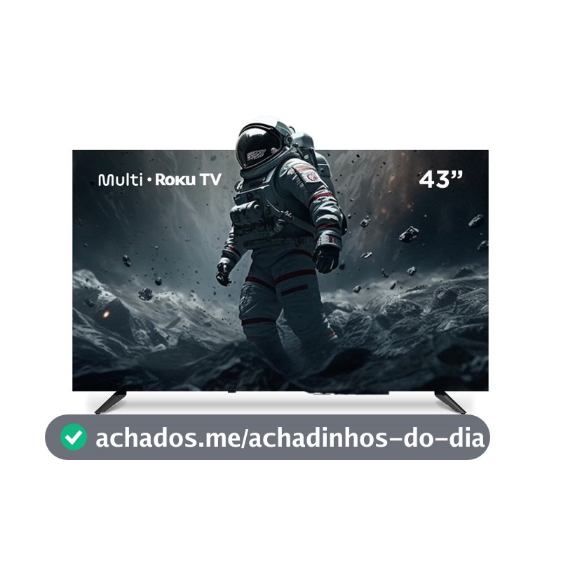 Smart TV DLED 43 FHD Multi Roku 3HDMI 2USB Wi-Fi - TL082E
