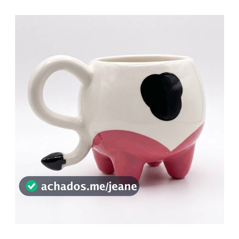 Caneca Vaquinha 3D Vaca Fofa Xícara Decorativa Presente