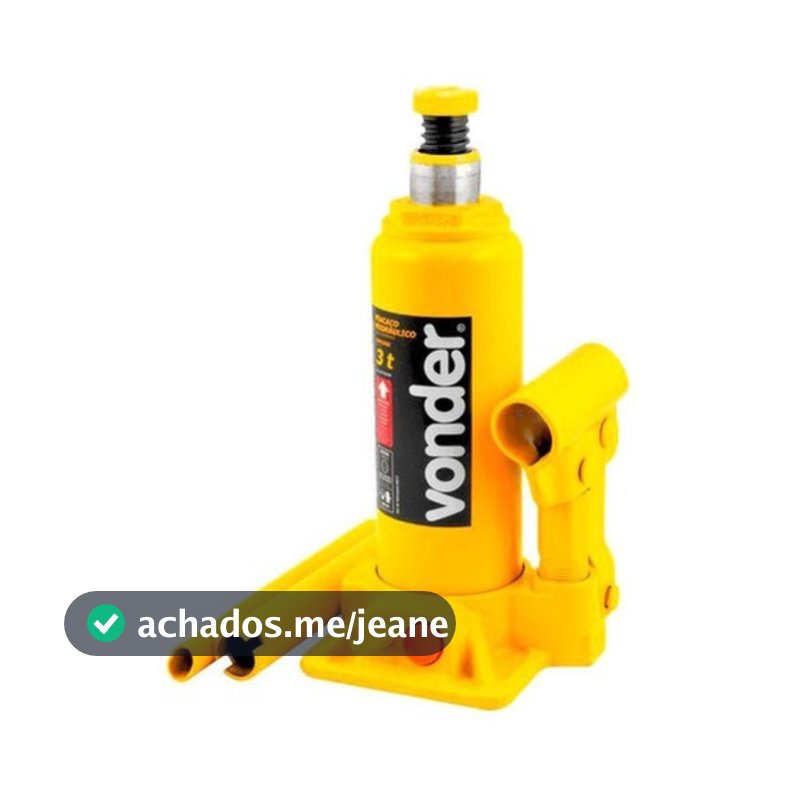 Macaco Hidráulico Garrafa 3 Toneladas Vonder