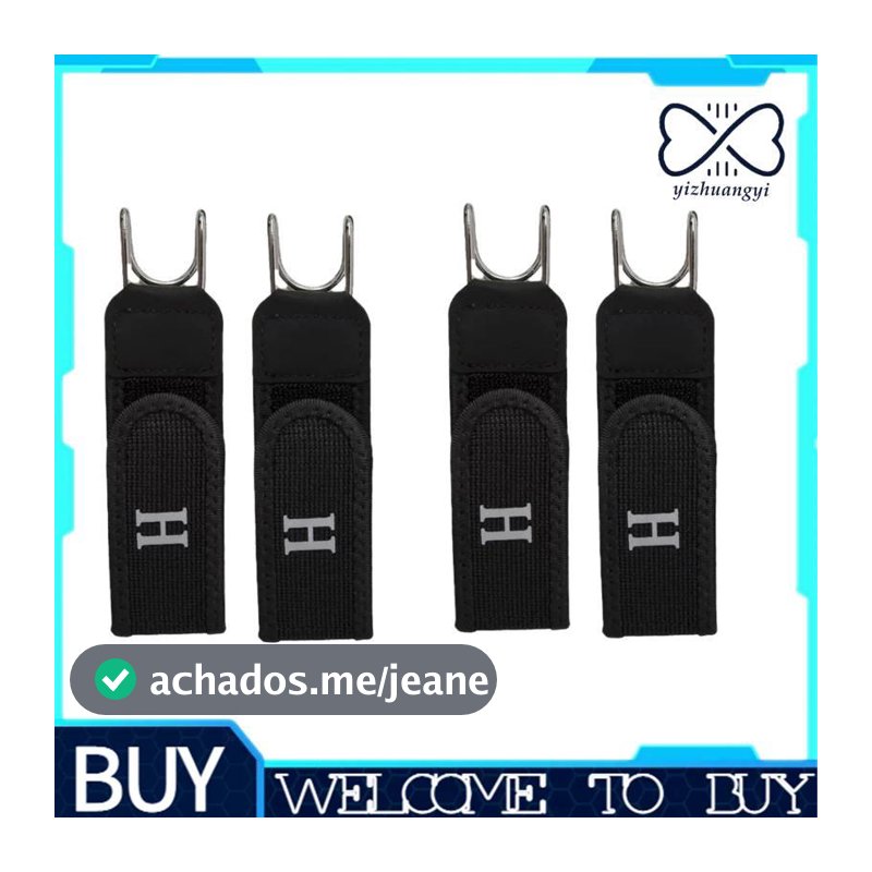 4 Peças Cinto Lateral Elástico Sem Fivela , Ajustável Feminino E Masculino Para Calcinha Jeans