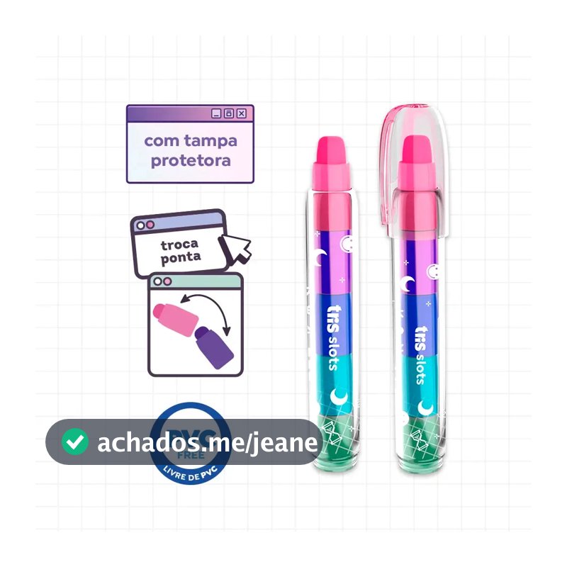 Caneta Borracha 5 em 1 Multifuncional Nostalgia Anos 2000 Papelaria Criativa Fofy