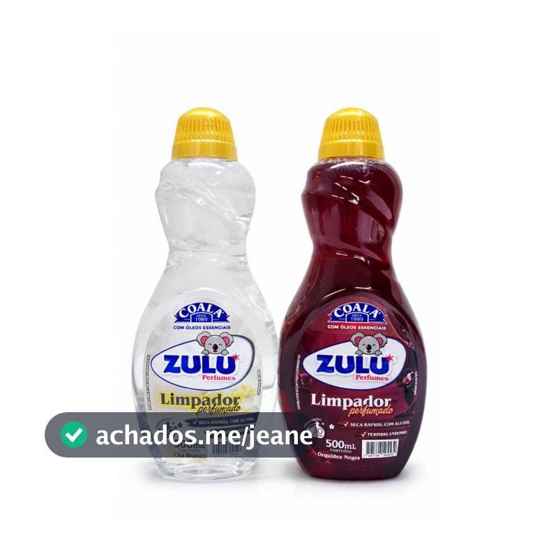 Kit Limpador Perfumado Coala Zulu – Chá Branco + Orquídea Negra (500ml)