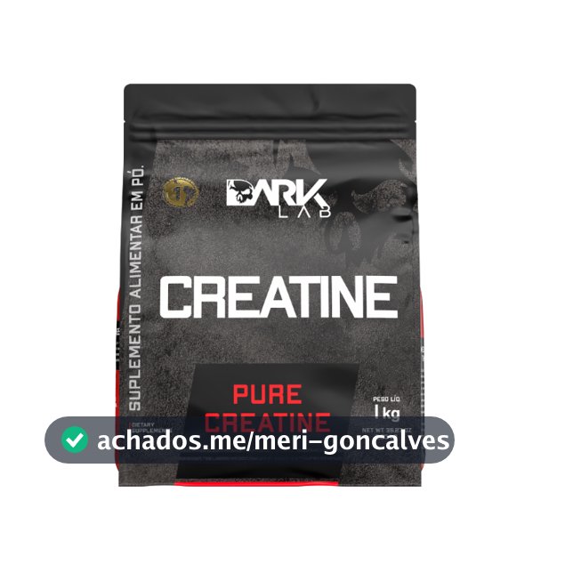 Creatina Monohidratada Pura Refil 1Kg Dark Lab - Creatine, Creatina 100% Pura