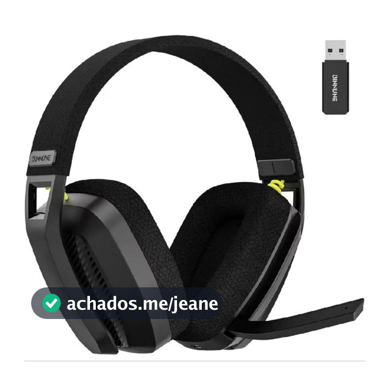 Headset Gamer Binnune BW06 Wireless 2.4GHz + BT - Sem Fio Para Jogos PC , PS4 , PS5 - Envio Imediato