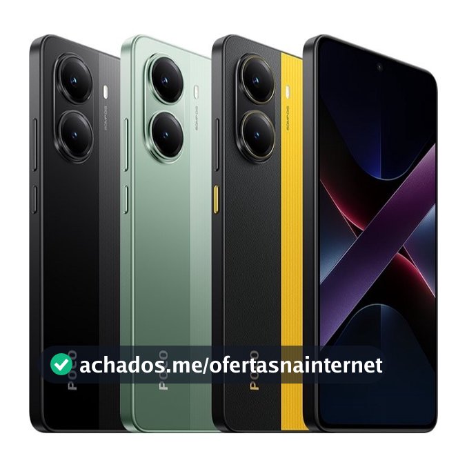 Xiaomi Poco X7 Pro 512GB / 256GB +12 Ram 5G Versão Global NFC Original Lacrado e Envio Imediato ADS