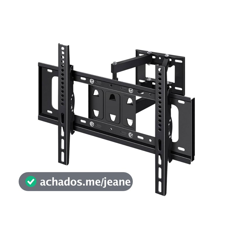 Suporte Articulado Para Televisão Reforçado De 32 A 80 Pol Preto prime importdo