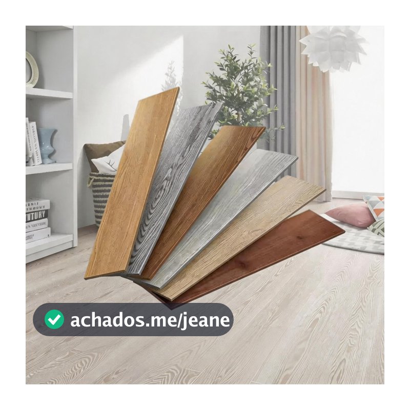 5㎡ Adesivo de Piso Madeira Vinílico Moderno Antiderrapante Lavável 91,4x15,2cm（36 placas）