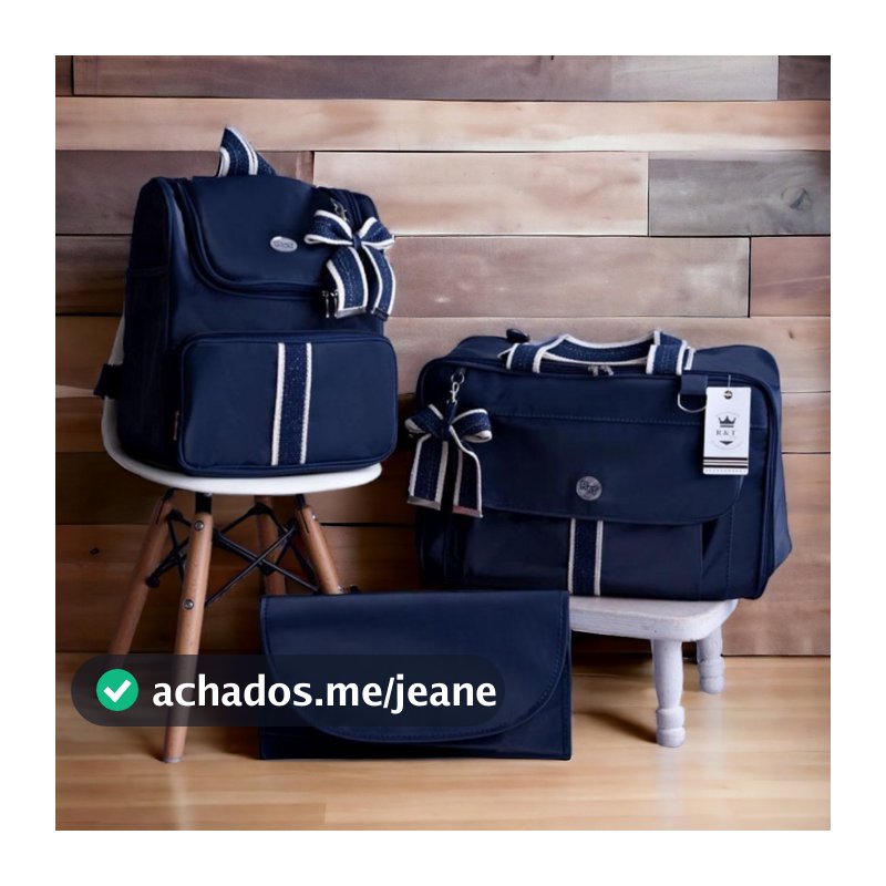 Kit Bolsas Para Maternidade Bolsa Mala Bebê Material Premium Menina Menino