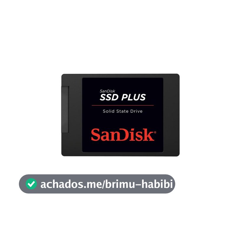 SSD SanDisk PLUS 2.5'' SATA III 2TB 535Mb/s - SDSSDA-2T00-G2