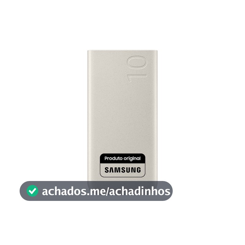 Bateria Carregador Portátil 2x USB-C, 10000mAh, Super Rápida 25W