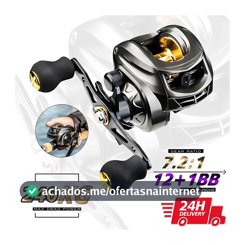 Carretilha De Pesca Com Marine Sports Pitching 6.2 : 1 Alta 10kg Max Molinete De Pesca Molinete Pesca Mulinete