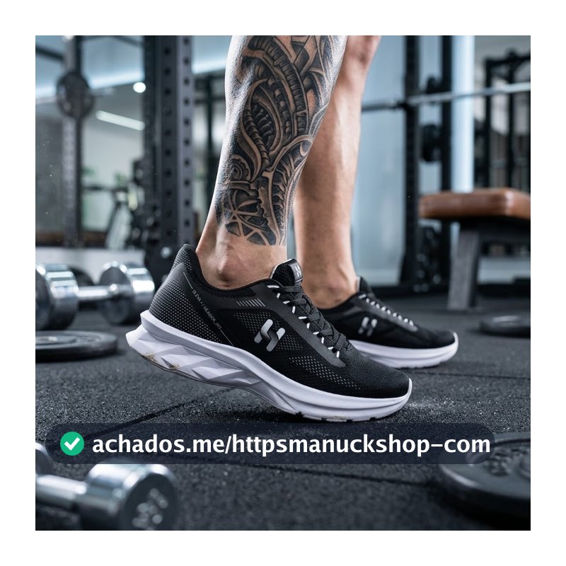 Tênis Masculino Running Academia Esportivo Corrida Caminhada Anti Impacto Respirável Macio Ultra Leve
