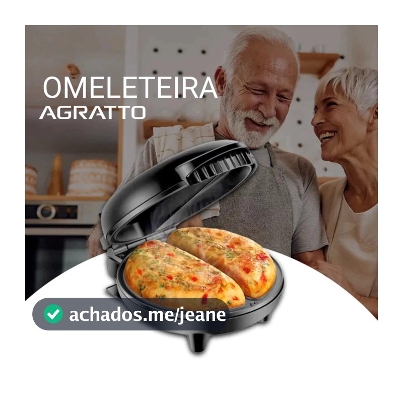 Omeleteira Agratto Mr Cheff Inox Redonda 127v / 220v