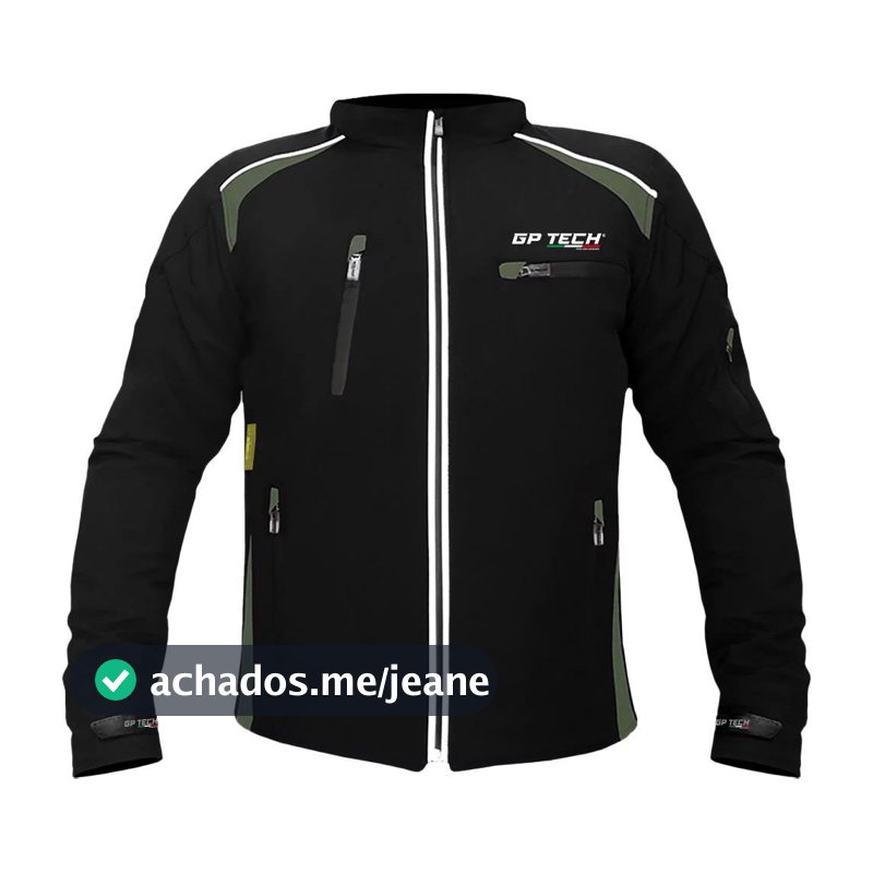 JAQUETA GP TECH SOFT CASUAL RESISTENTE À ÁGUA CINZA