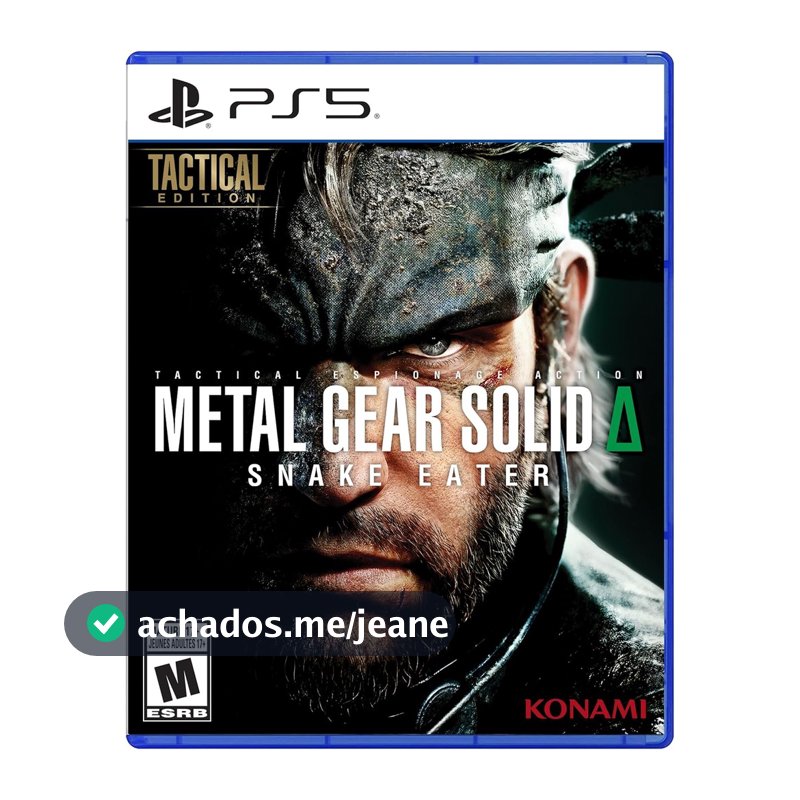 Metal Gear Solid Delta Snake Eater Tactical Edition PS5 Midia Fisica